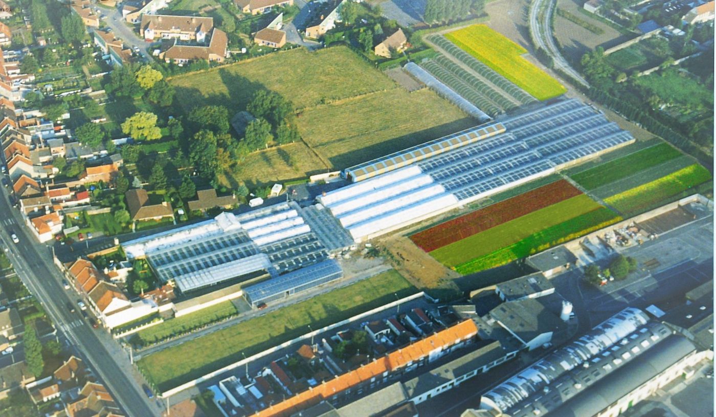 Vue aérienne des Serres d'Aniche